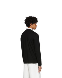 Givenchy Black Jacquard Peony Sweater
