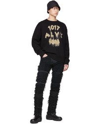 1017 Alyx 9Sm Black Print Sweater