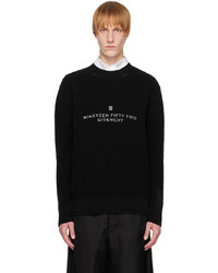 Givenchy Black Printed Sweater