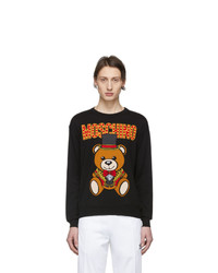 Moschino Black Ring Leader Bear Sweater
