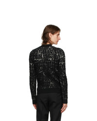 Saint Laurent Black Wool And Mohair Sweater