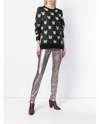 Karl Lagerfeld Choupette Jacquard Sweater