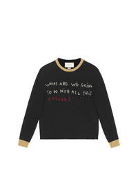 Gucci Coco Capitn Embroidered Sweater