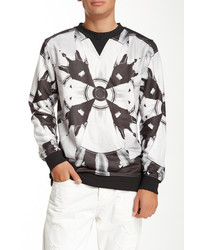 Blood Brother Compact Sublimation Print Crew Sweatshirt