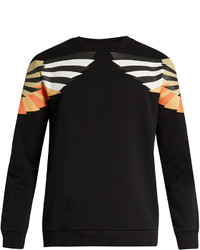 Givenchy Cuban Fit Wing Print Cotton Sweatshirt