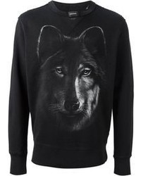 Diesel Wolf Print Sweatshirt