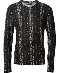Dolce & Gabbana Medieval Keys Printed Sweater