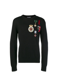 Dolce & Gabbana Embellished Pullover Sweatshirt