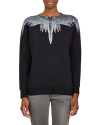 Marcelo Burlon County of Milan Feather Print Sweatshirt Black