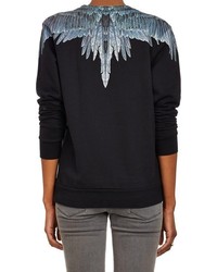 Marcelo Burlon County of Milan Feather Print Sweatshirt Black