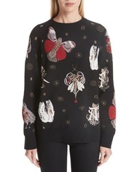 Alexander McQueen Gothic Fairytale Jacquard Knit Sweater