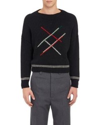 Loewe Graphic Stitch Sweater Black