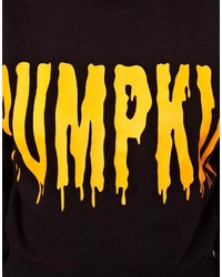 Asos Halloween Cropped Sweatshirt With Pumpkin Print