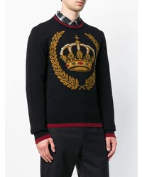Dolce & Gabbana Intarsia Crewneck Sweater