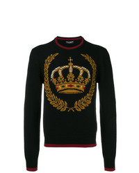 Dolce & Gabbana Intarsia Crewneck Sweater