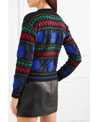 Saint Laurent Intarsia Wool Sweater