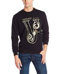 Versace Jeans Slim Fit Pullover Logo Sweatshirt