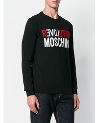 Love Moschino Logo Contrast Sweater
