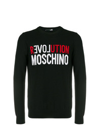 Love Moschino Logo Contrast Sweater