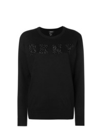 DKNY Logo Embellished Sweater