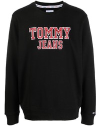 Tommy Jeans Logo Print Cotton Sweatshirt