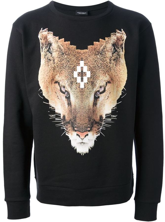 Marcelo County of Colin Lion Print Sweatshirt, $382 | farfetch.com | Lookastic