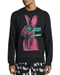 alexander mcqueen rabbit sweatshirt