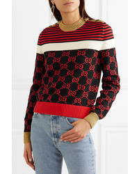 Gucci Med Intarsia Cotton Sweater
