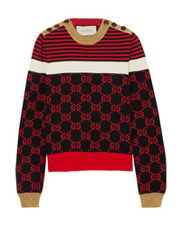 Gucci Med Intarsia Cotton Sweater