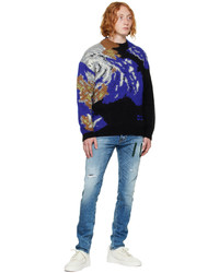 DSQUARED2 Multicolor Earth View Sweater