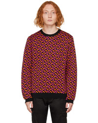 Versace Multicolor La Greca Sweater