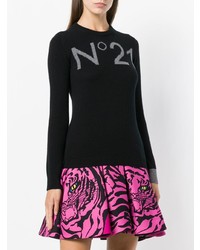 N°21 N21 Logo Fitted Sweater