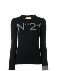 N°21 N21 Logo Fitted Sweater