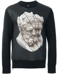 Neil Barrett Statue Print Sweatshirt