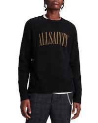 AllSaints Nu Saints Logo Sweater