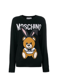 Moschino Playboy Toy Bear Intarsia Sweater