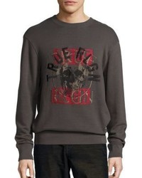 True Religion Printed Crewneck Sweatshirt
