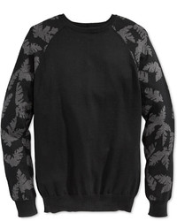 American Rag Printed Sleeves Raglan Sweater Only At Macys