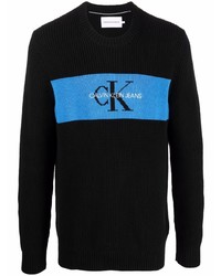 Calvin Klein Jeans Ribbed Knit Logo Jumper