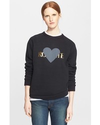 Rodarte Rohearte Heart Graphic Sweatshirt