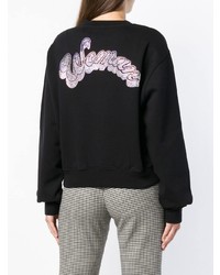 Off-White Run For The Horses Cropped Sweater