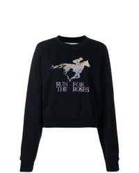 Off-White Run For The Horses Cropped Sweater