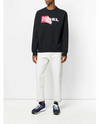 Diesel Samy Crewneck Logo Pullover