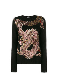 P.A.R.O.S.H. Sequinned Dragon Embroidery Jumper