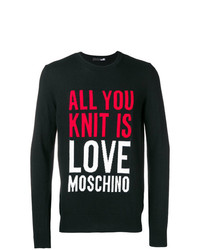 Love Moschino Slogan Jumper