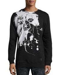 PRPS Stamped Cherub Graphic Printed Pullover