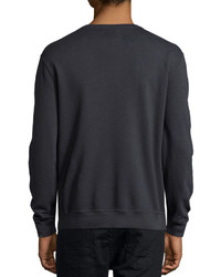 Sol Angeles Varcity Graphic Sweatshirt Black