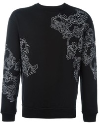 Versace Floral Print Sweatshirt