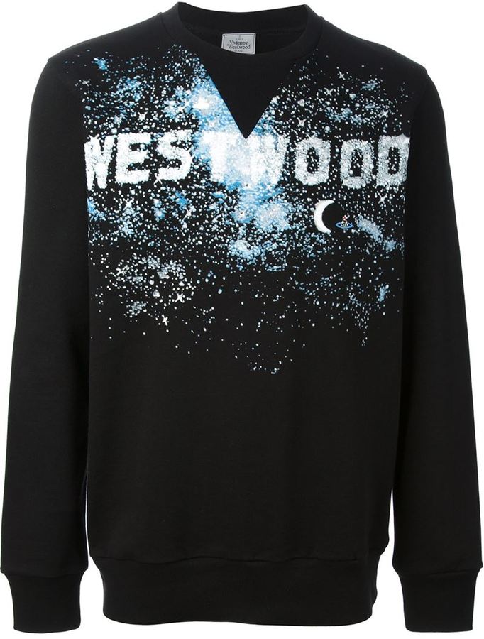 Vivienne Westwood Galaxy Print Sweatshirt, $525 | farfetch.com