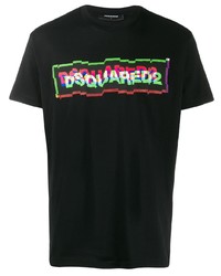 DSQUARED2 3 D Inspired Graphic T Shirt